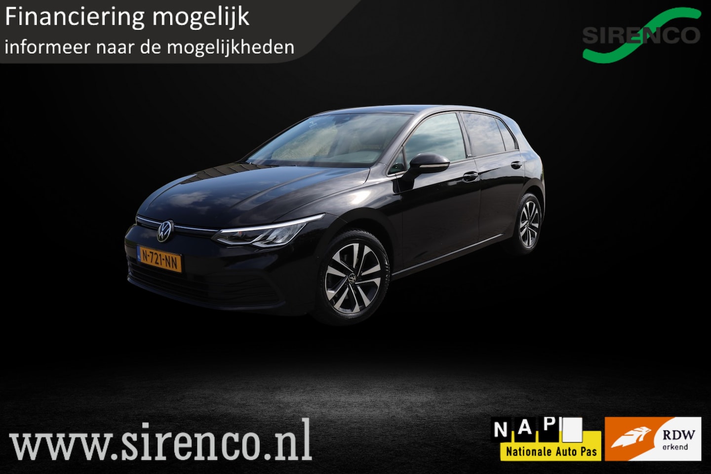 Volkswagen Golf - 8 1.5 eTSI VIII 150 PK united stuur&stoelverwarming led sfeerverlichting grote navi virtua - AutoWereld.nl