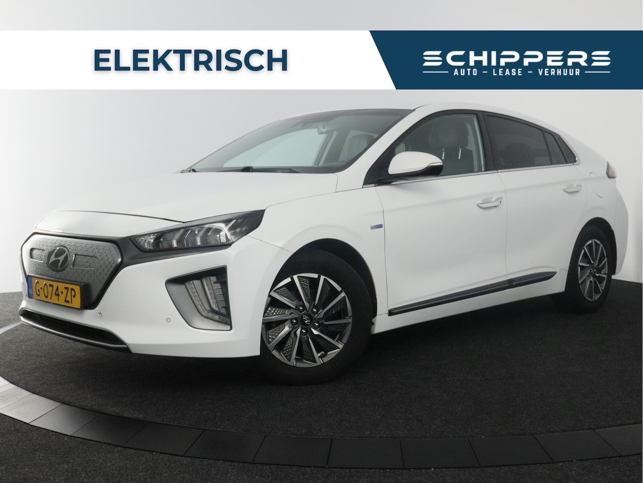Hyundai IONIQ - Premium EV 38 kWh | Facelift | Navi | Leder | 16'' velgen | Stoelen geventileerd/verwarmd - AutoWereld.nl