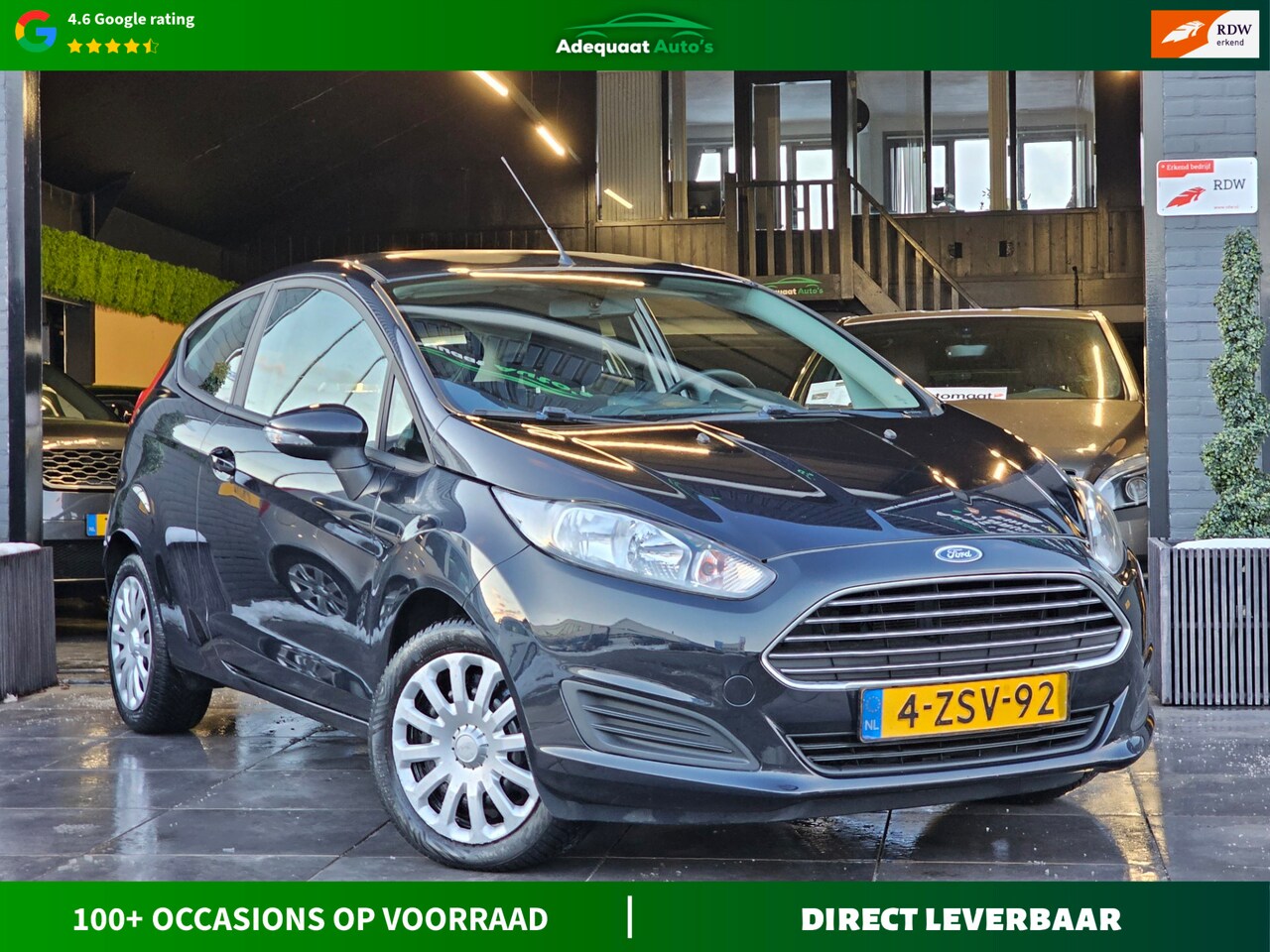 Ford Fiesta - 1.0 Style|Trekhaak|Airco|Navigatie|AUX|1eigenaar - AutoWereld.nl