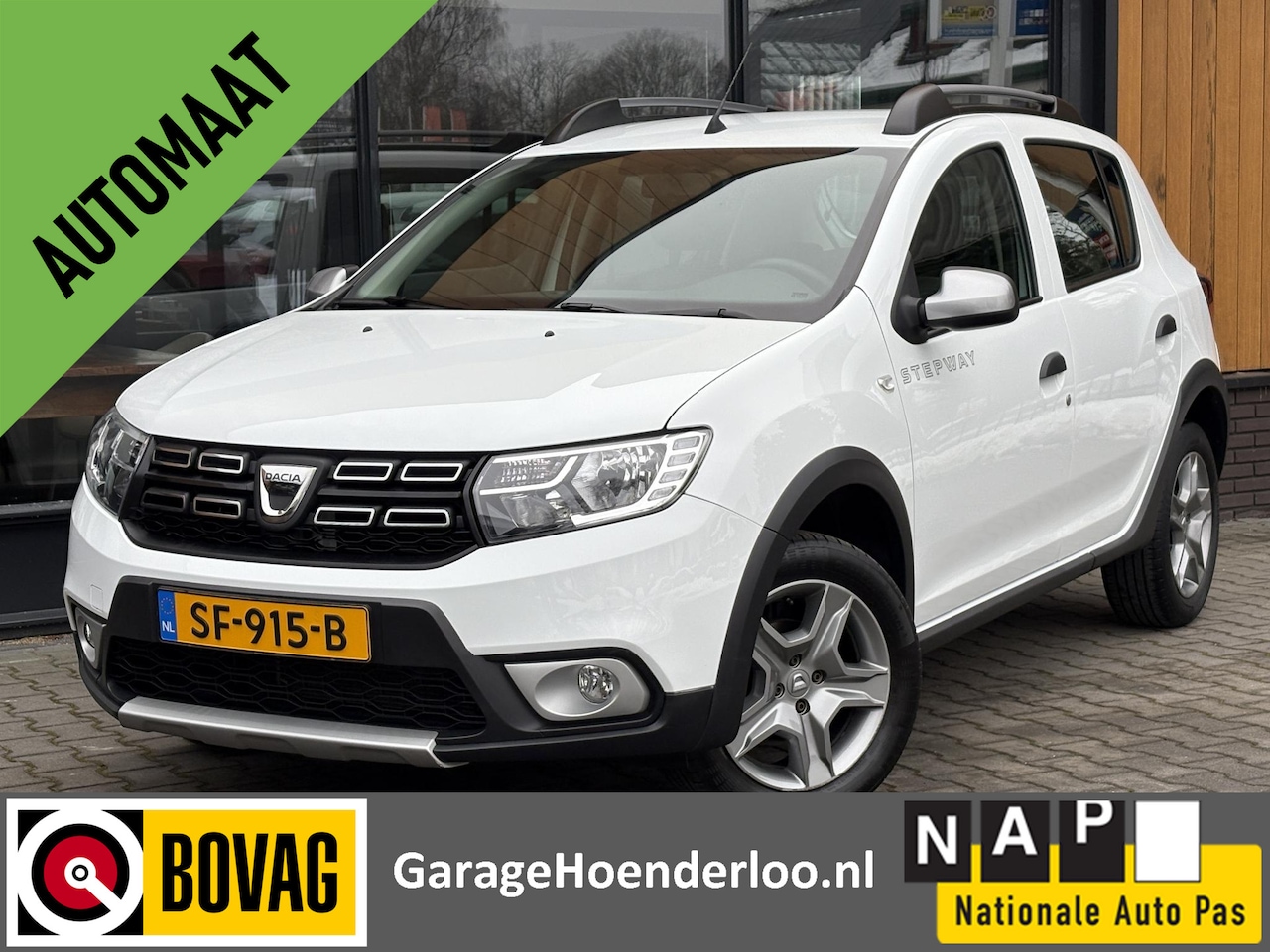 Dacia Sandero Stepway - 0.9 TCe Automaat, Navigatie, PDC, Cruise, Garantie - AutoWereld.nl