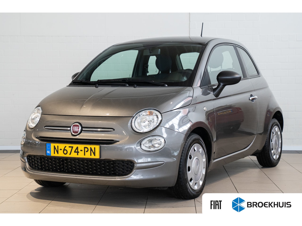 Fiat 500 - 1.0 Hybrid Cult | Airco | Elektrische Ramen | USB | Stuurwielbediening | - AutoWereld.nl