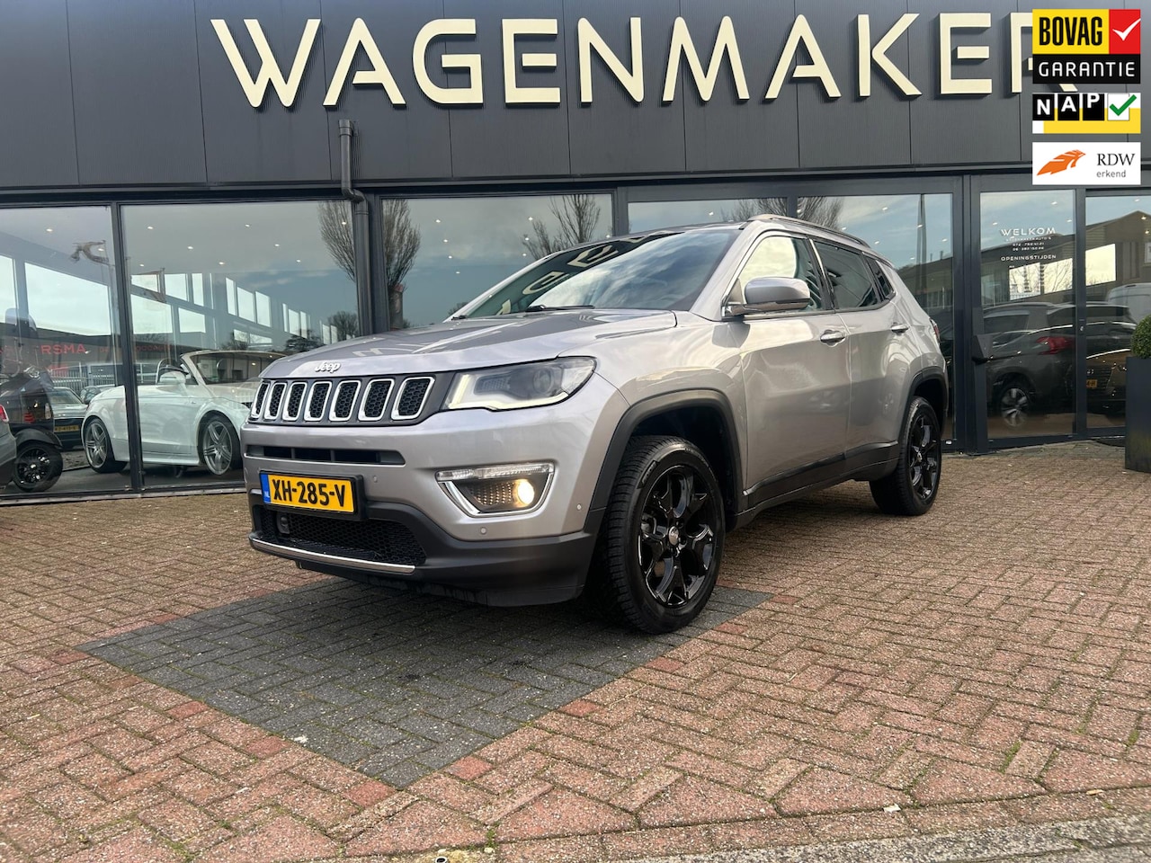 Jeep Compass - 1.4 MultiAir Limited 4x4 Aut|Navi|Cam|Leder|NAP - AutoWereld.nl