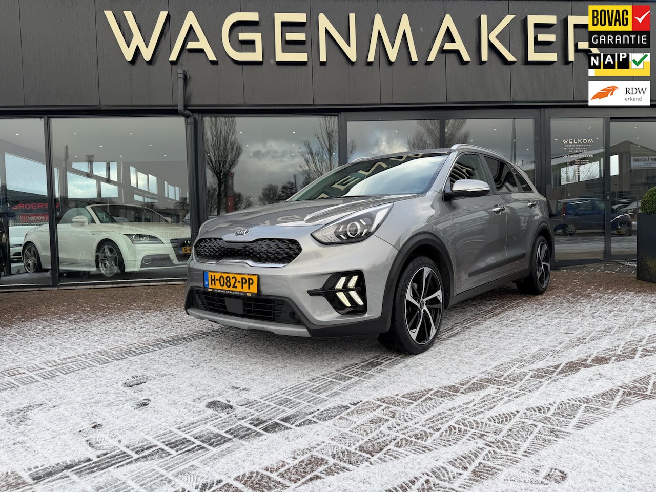 Kia Niro - 1.6 GDi Hybrid DynamicLine AUT|NAVI|CAM|Mooie bak! - AutoWereld.nl