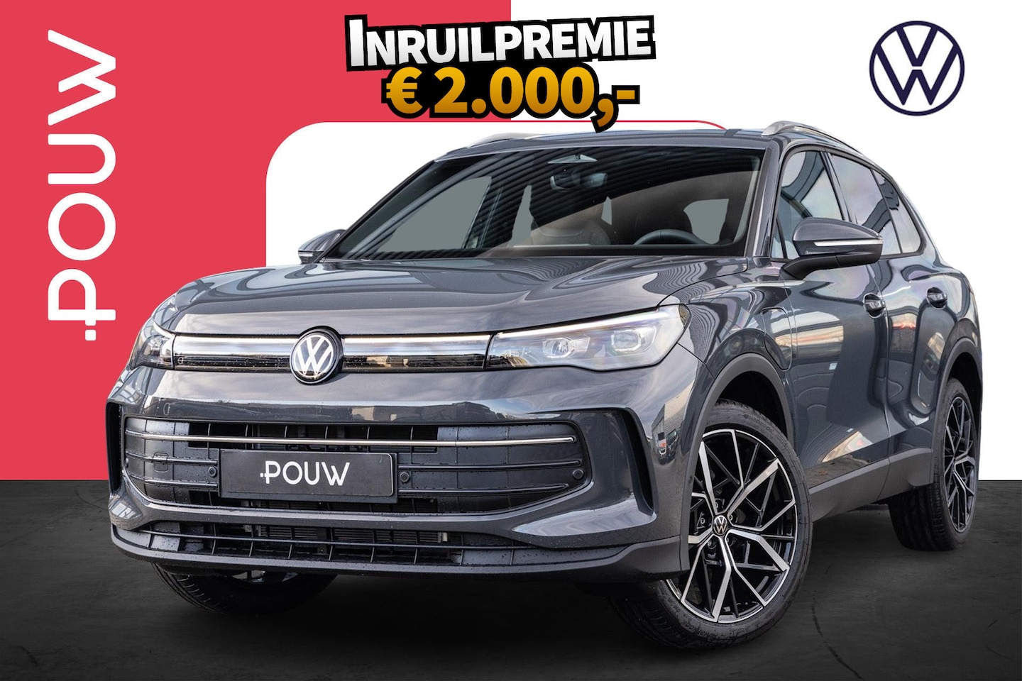 Volkswagen Tiguan - 1.5 eHybrid 204pk DSG Life Edition | Design Pakket Dark | Trekhaak Pakket - AutoWereld.nl