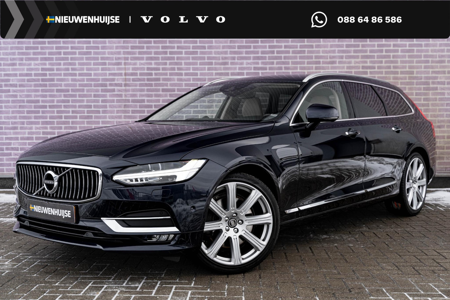 Volvo V90 - 2.0 T6 AWD Inscription | Luchtvering | Nappa leder | Stoelverwarming voor + achter | Bower - AutoWereld.nl
