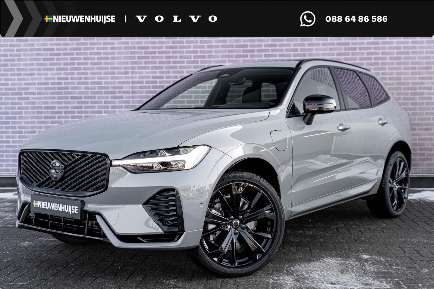Volvo XC60 - 2.0 T8 Plug-in hybrid AWD Plus Black Edition | Facelift | Adaptieve Cruise Control | Panor - AutoWereld.nl
