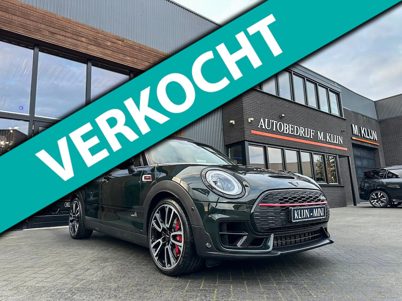 MINI Clubman - Mini 2.0 JCW ALL4 John Cooper Works F1 aut 306pk Rebel Green/Pano/Camera/Head up/Uniek - AutoWereld.nl