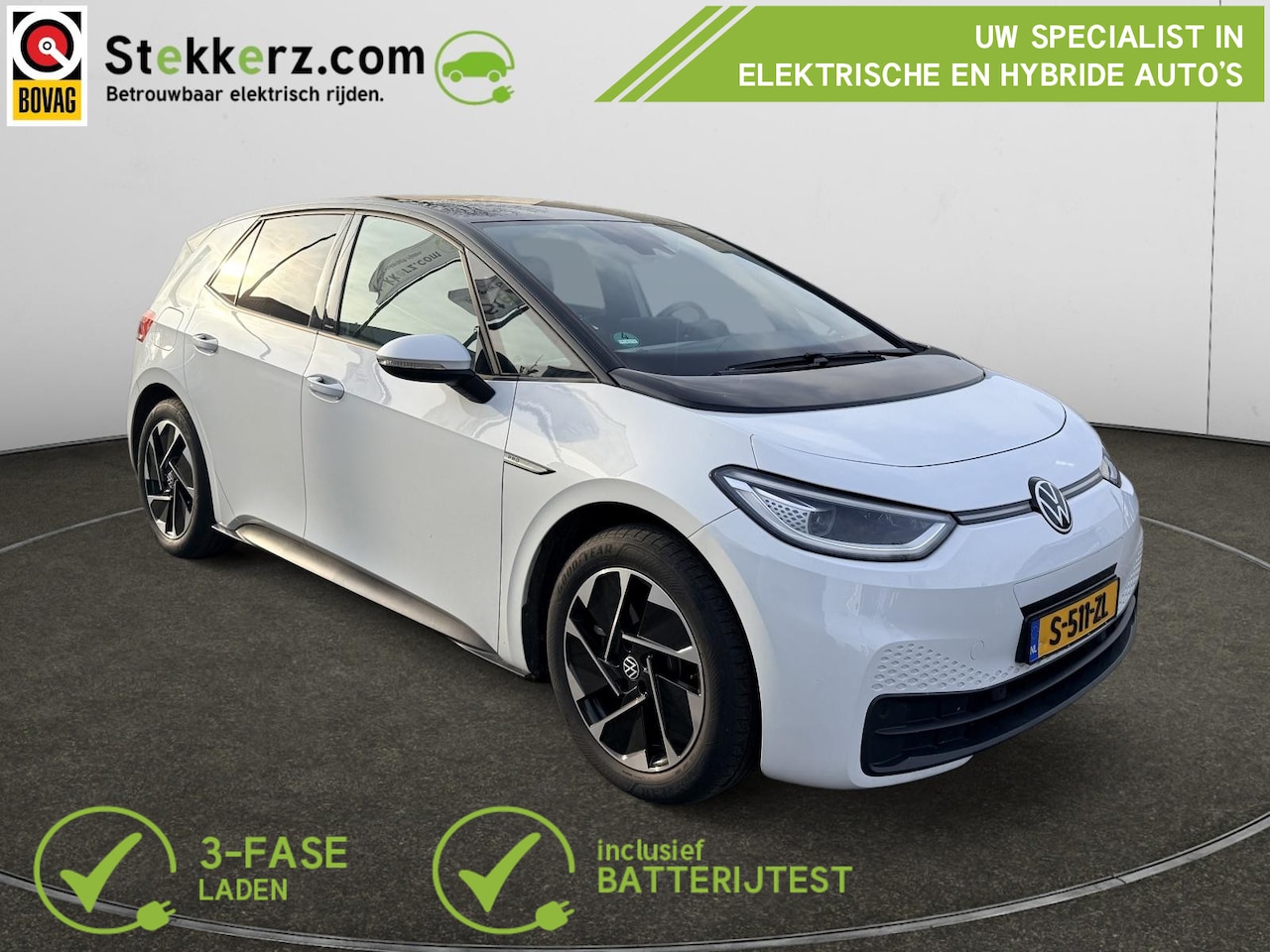 Volkswagen ID.3 - Pro 58 kWh Afneembare trekhaak | Accutest | - AutoWereld.nl
