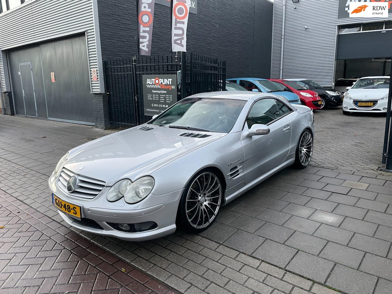Mercedes-Benz SL-klasse Cabrio - AMG 55 Carplay Airco PDC NAP APK - AutoWereld.nl