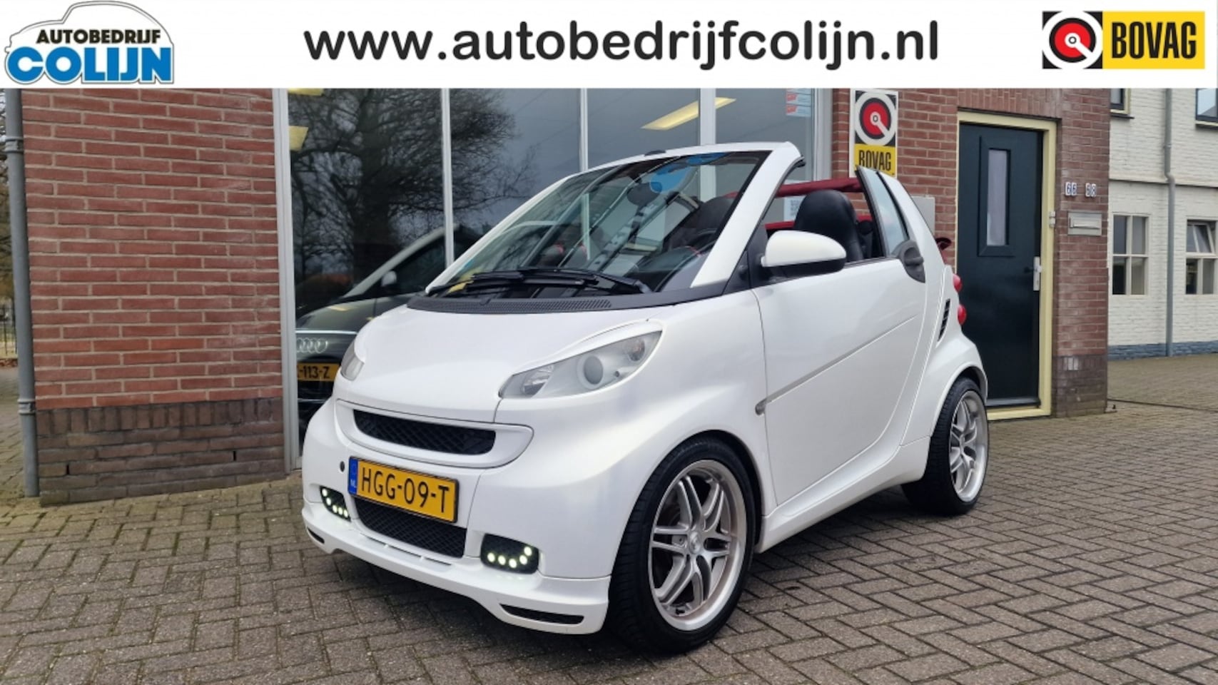 Smart Fortwo cabrio - 1.0 Pulse 1.0 Pulse, BRABUS, Leder, Stoelverwarming - AutoWereld.nl