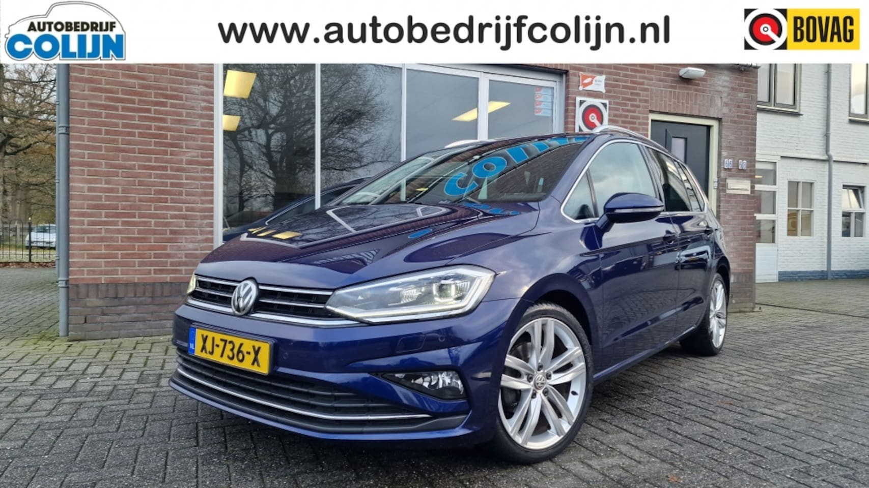 Volkswagen Golf Sportsvan - 1.5 TSI ACT Highline 1.5 TSI ACT Highline, Schuif kanteldak, Stoelverwarming, Trekhaa - AutoWereld.nl