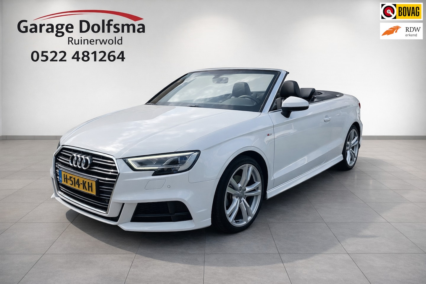 Audi A3 Cabriolet - 35 TFSI CoD Sport S Line Edition-Navi-Matrix-Nek / stoel verw- - AutoWereld.nl