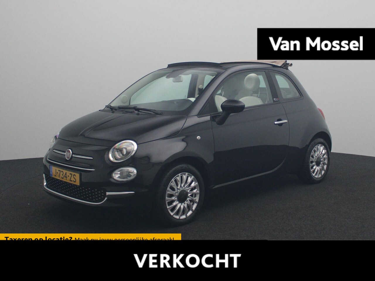 Fiat 500 C - 1.0 Hybrid Lounge | Apple Carplay | Airco | DAB | - AutoWereld.nl