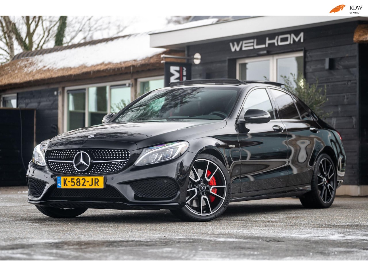 Mercedes-Benz C-klasse - AMG 43 4MATIC Panoramadak I Burmester I Led I Klepsysteem uitlaat I Climate I Cruise - AutoWereld.nl