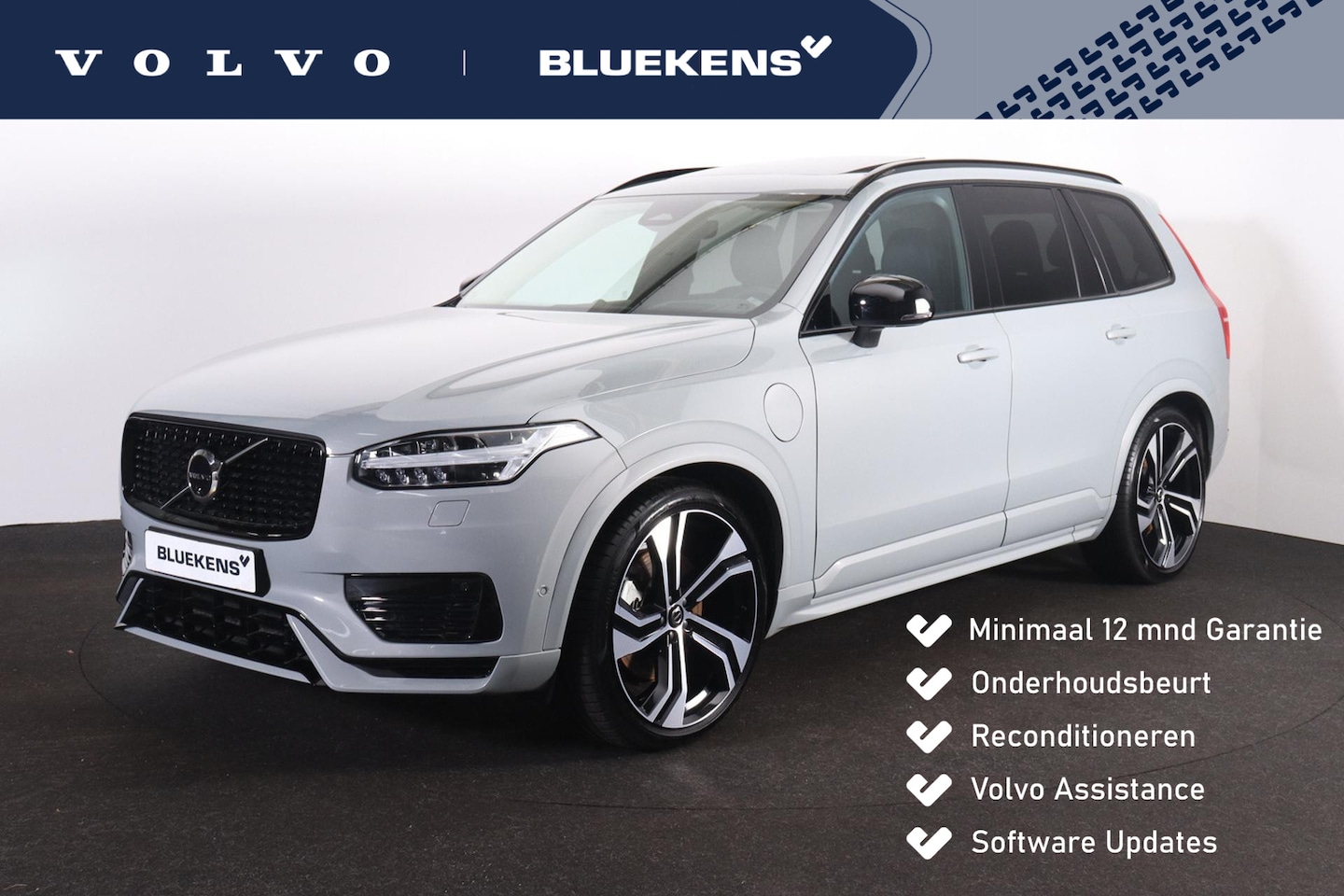 Volvo XC90 - T8 Recharge AWD Ultra Dark - Luchtvering - Panorama/schuifdak - IntelliSafe Assist & Surro - AutoWereld.nl