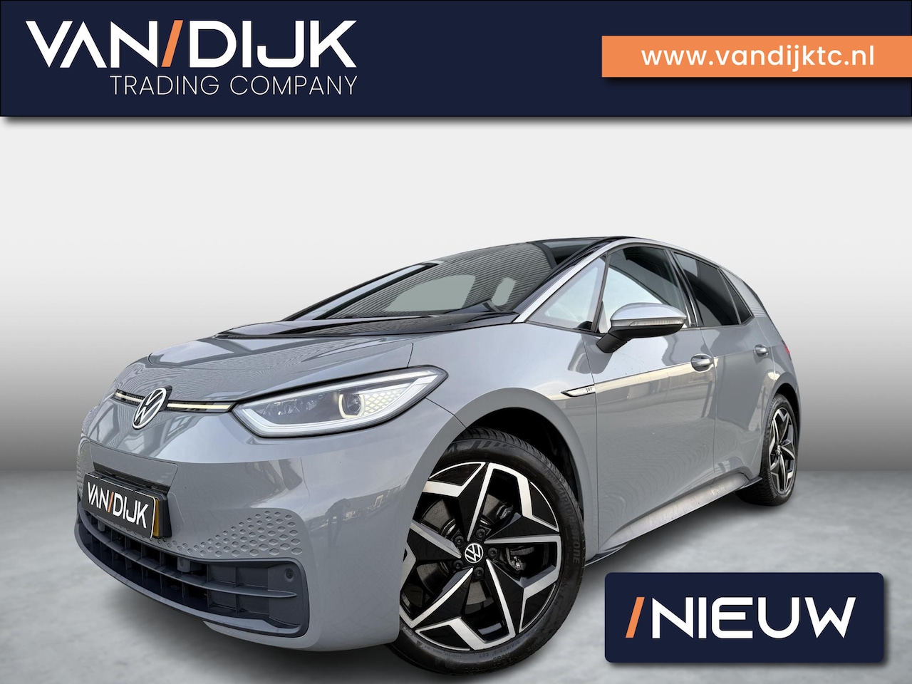Volkswagen ID.3 - First Plus 58 kWh ✓SOH 93% ✓Rijklaarprijs ✓Matrix LED ✓Full LED ✓Alcantara ✓Sfeerverlichti - AutoWereld.nl