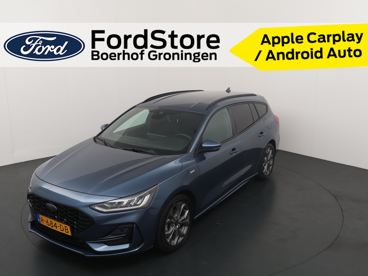 Ford Focus Wagon - EcoBoost 125pk Hybrid ST Line | All-Seasons | 100% Dealer onderhouden | LED | Clima | Crui - AutoWereld.nl