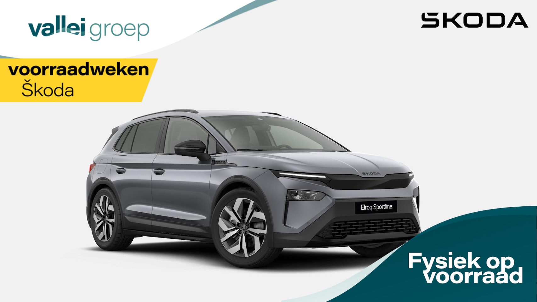 Skoda Elroq - Sportline 210 kW / 286 pk €3.000.- Inruilpremie | Adaptive Cruise Control | Verwarmbare sp - AutoWereld.nl