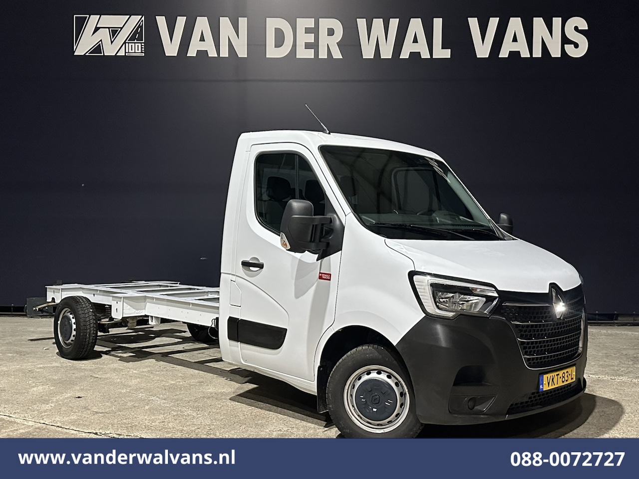 Renault Master - 2.3 dCi 146pk Chassis Cabine Euro6 Airco | Navigatie | LED | Cruisecontrol Bijrijdersbank - AutoWereld.nl
