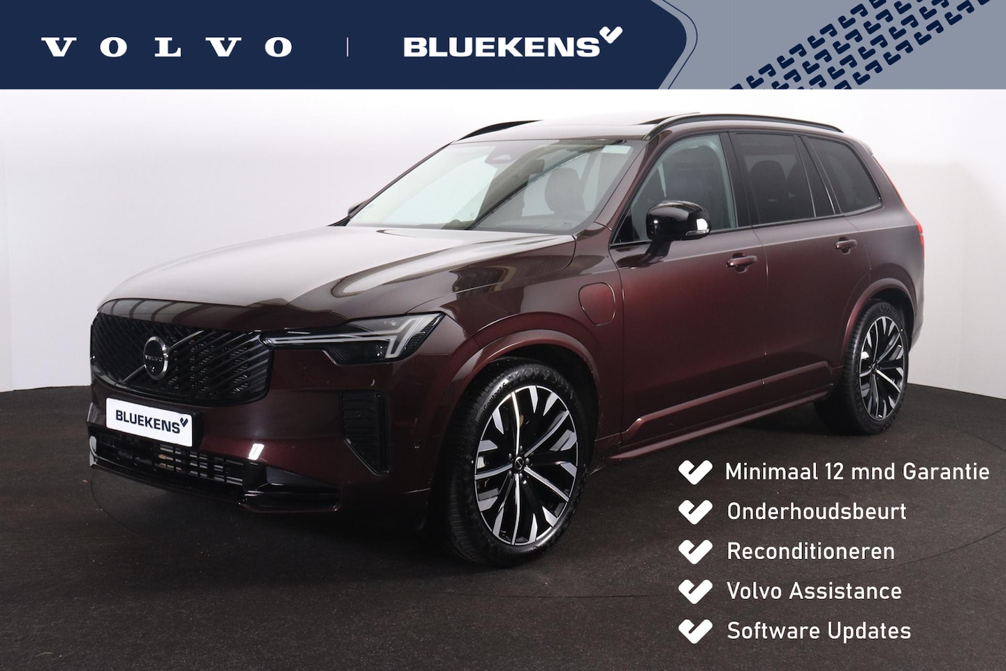 Volvo XC90 - T8 Recharge AWD Ultra Dark - Luchtvering - Panorama/schuifdak - IntelliSafe Assist & Surro - AutoWereld.nl
