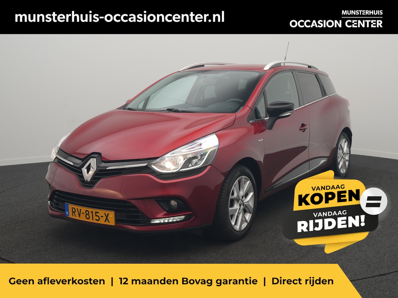 Renault Clio Estate - TCe 90 Limited - RIJKLAARPRIJS - Navigatie - DAB - Cruise Control - Dealeronderhouden - AutoWereld.nl