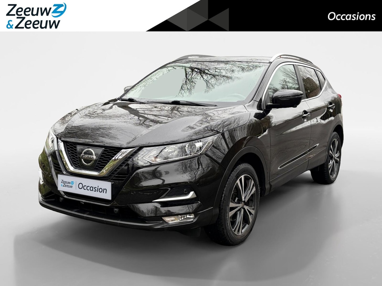 Nissan Qashqai - 1.2 N-Connecta Navi , climate , cruise , camera 360 , tel , parkeersensoren , usb , panora - AutoWereld.nl