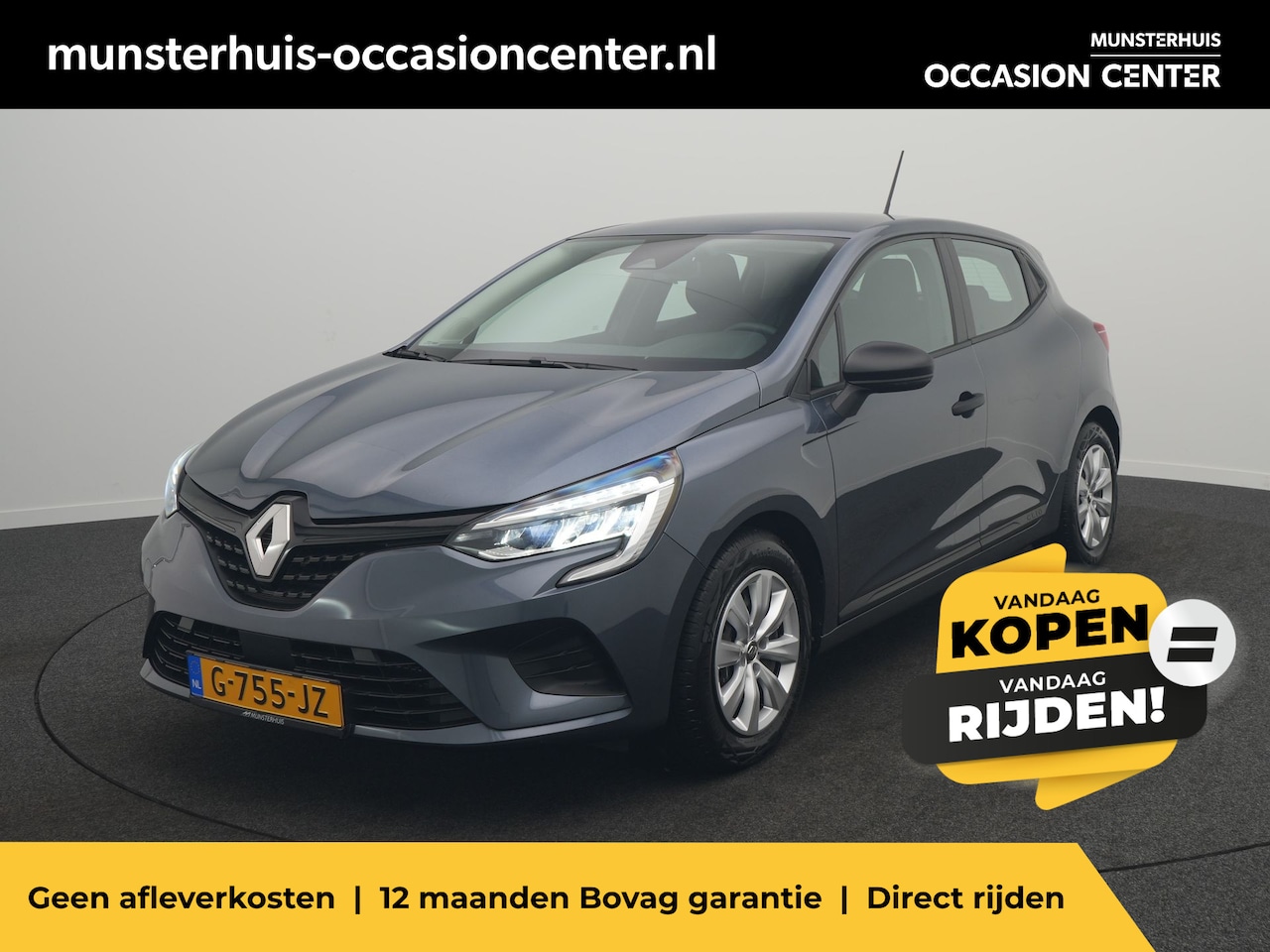 Renault Clio - TCe 100 Life - RIJKLAARPRIJS - EERSTE EIGENAAR - DAB Radio - Cruise Control - Dealeronderh - AutoWereld.nl