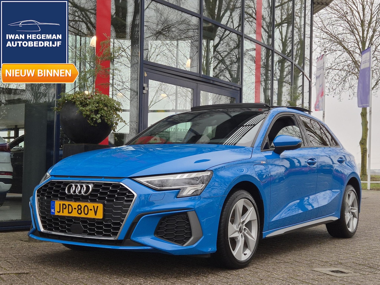 Audi A3 Sportback - 40 TFSI e S-LINE | TURBOBLAUW | Panoramadak | LED | Cruise Control | Climate Control | Par - AutoWereld.nl