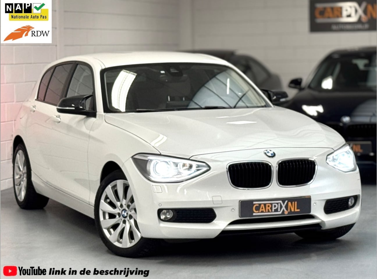 BMW 1-serie - 116i High Executive 2014, NL-auto, Leder, Xenon, 18" - AutoWereld.nl