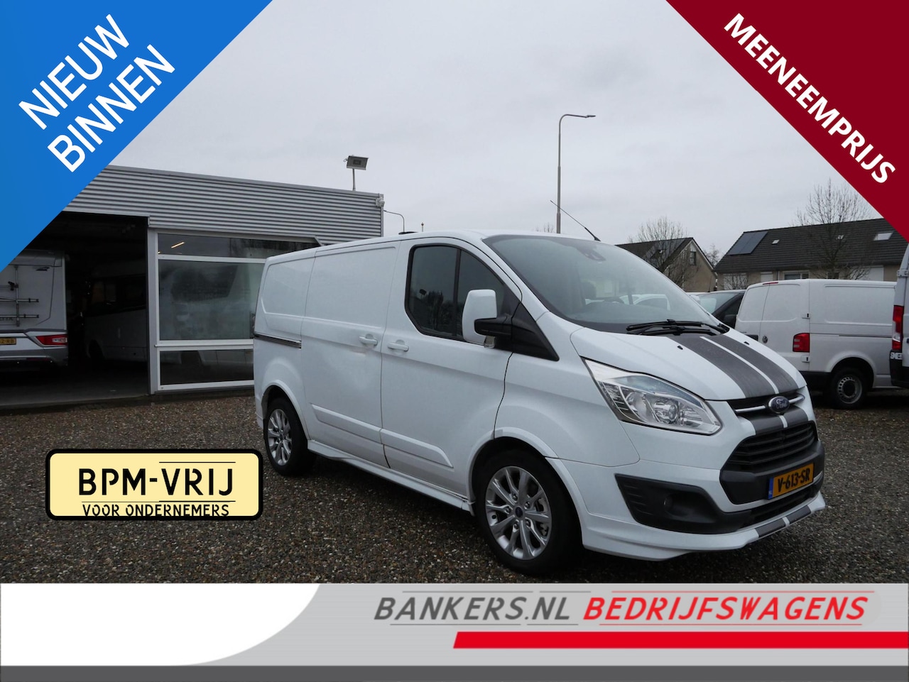 Ford Transit Custom - 2.2 TDCI 155PK, L1H1, Airco, 2 x Schuifdeur Geen garantie, zo meenemen - AutoWereld.nl