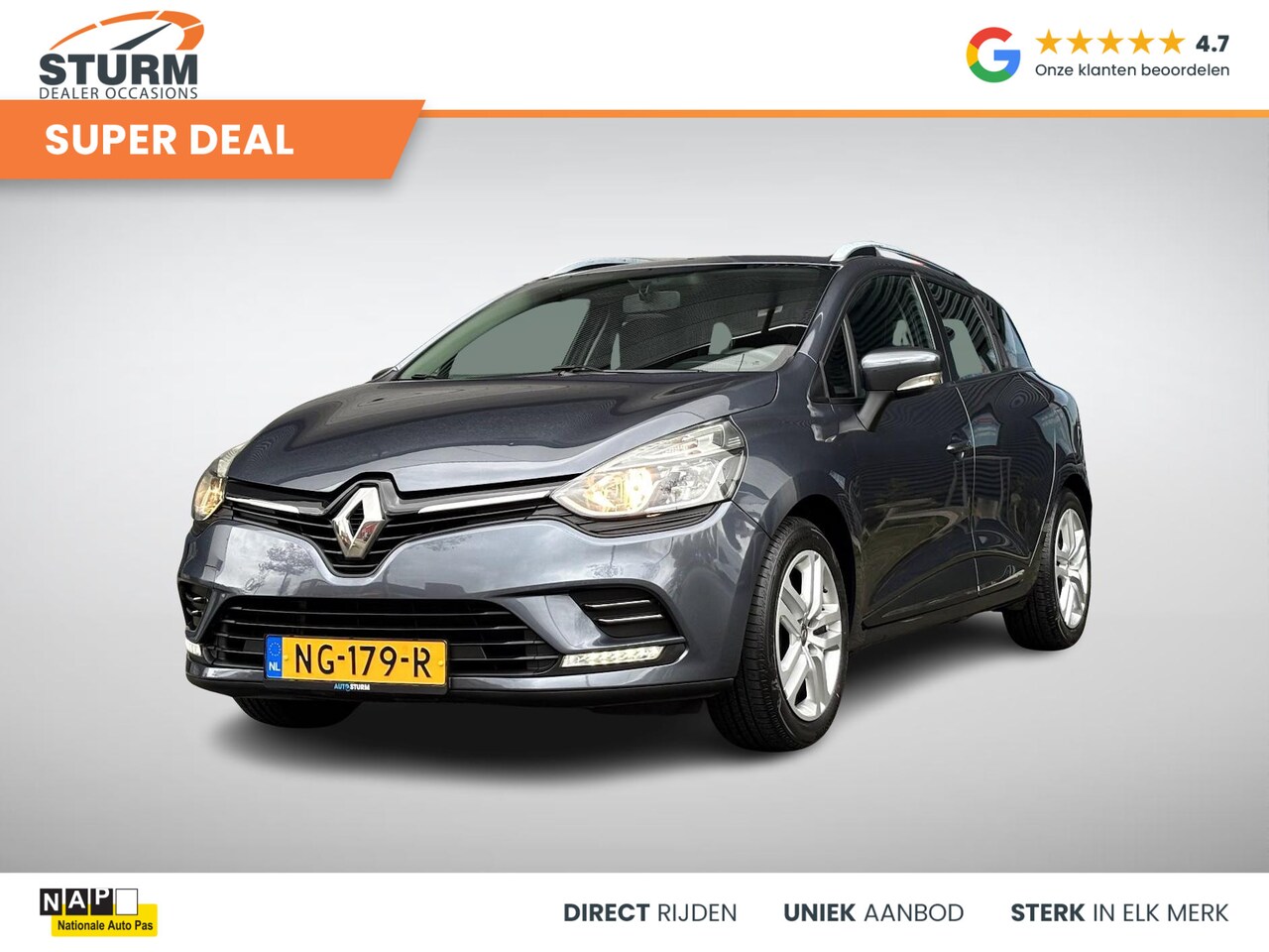 Renault Clio Estate - 0.9 TCe Zen | Trekhaak | Navigatie | Cruise Control | Airco | Bluetooth Tel. | DAB Radio | - AutoWereld.nl