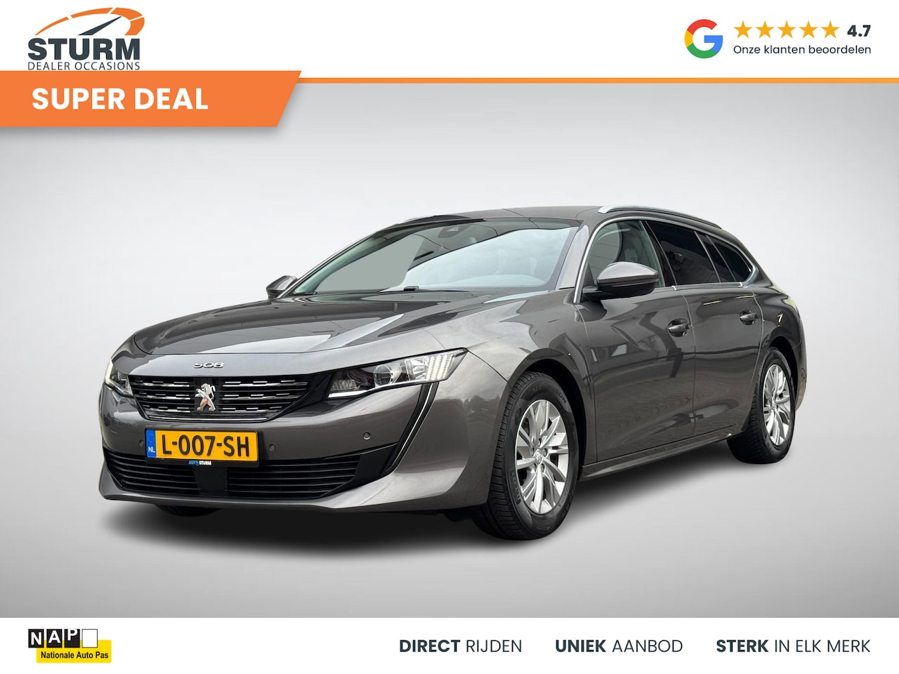 Peugeot 508 SW - 1.2 PureTech Blue Lease Active Automaat, NL-Auto! - AutoWereld.nl
