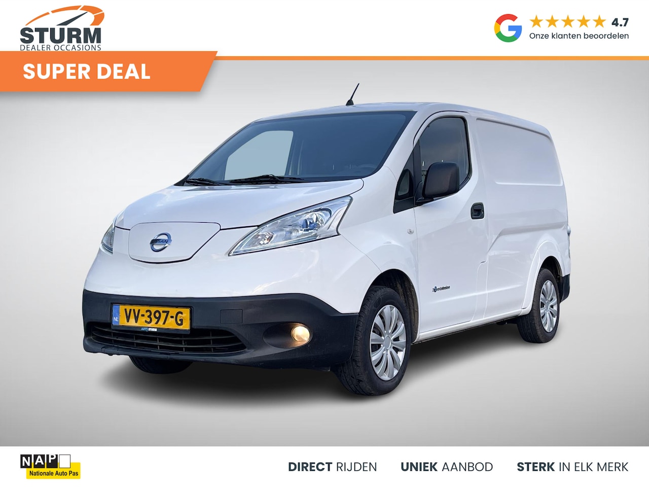 Nissan e-NV200 - Optima | Cruise Control | Bluetooth Tel. | Climate Control | Lat-Om-Lat Betimmering | Elek - AutoWereld.nl