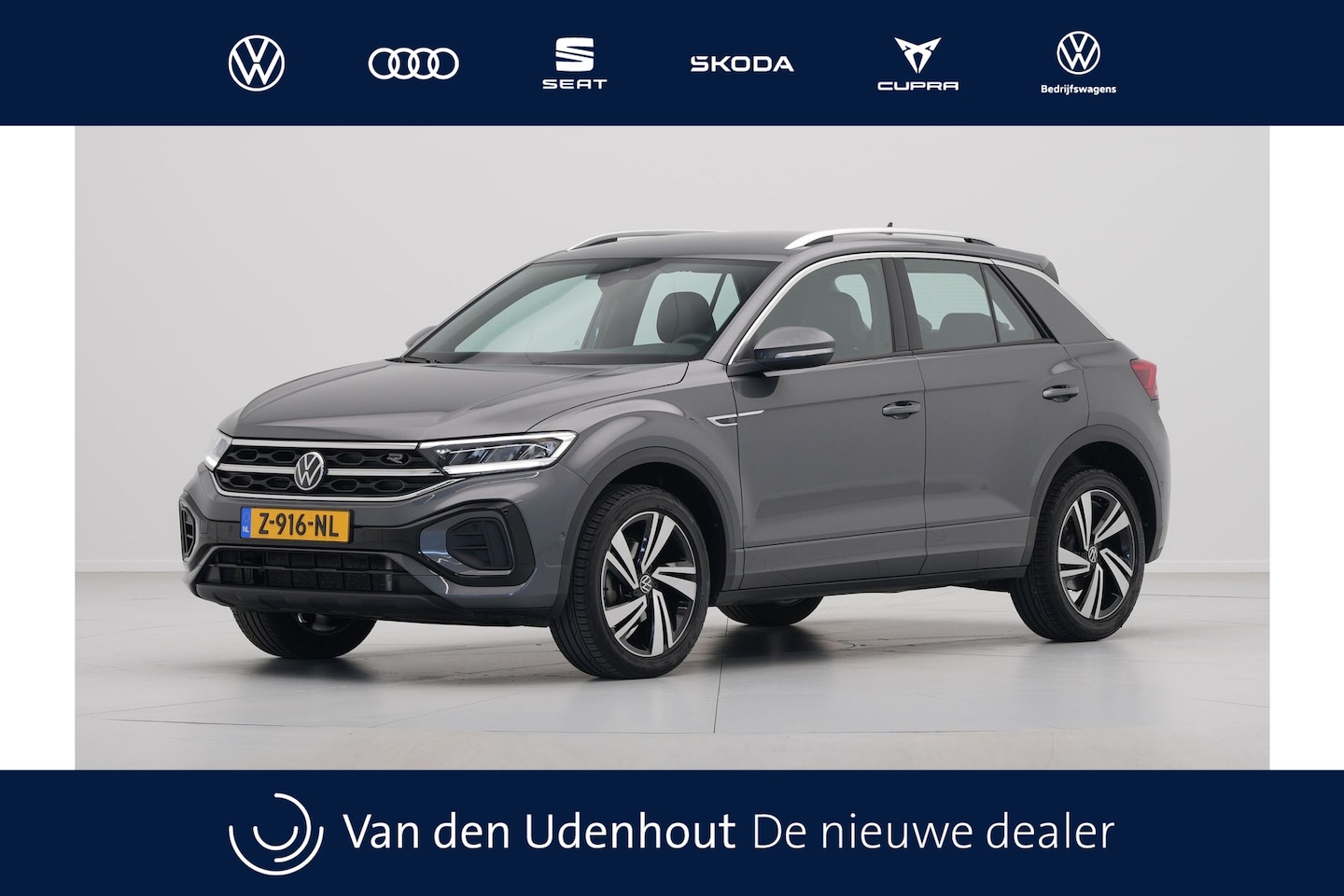 Volkswagen T-Roc - 1.5 TSI 150pk DSG R-Line Navi via App Clima Pdc Lm Velgen - AutoWereld.nl