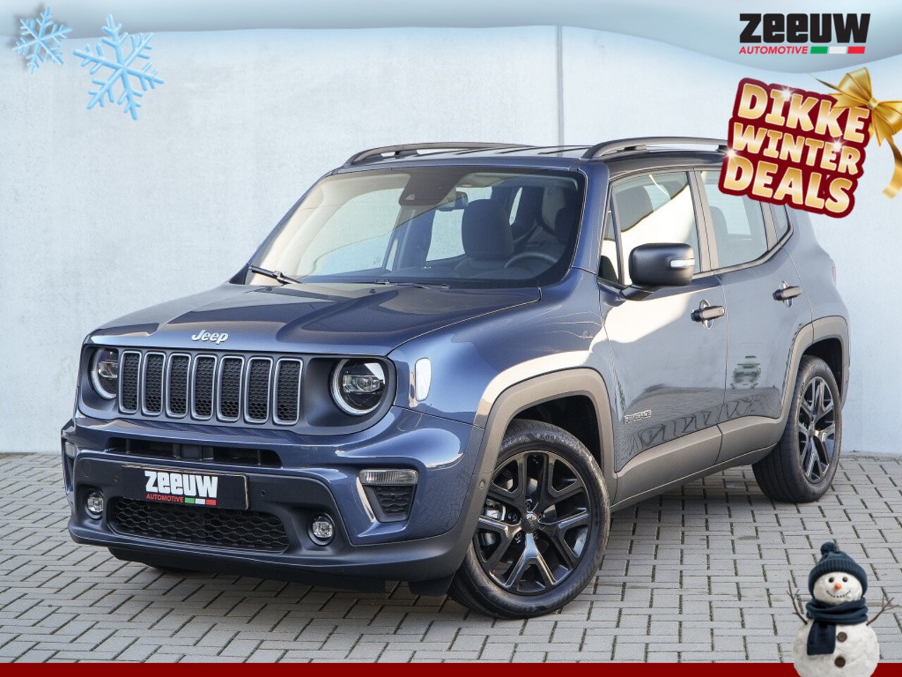 Jeep Renegade - 1.5T e-Hybrid 130 PK Summit | Leder | Navi | LED | Camera | 18" - AutoWereld.nl