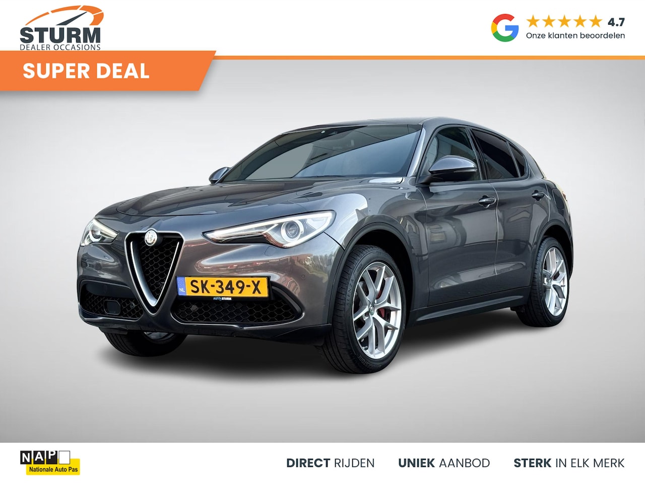 Alfa Romeo Stelvio - 2.0 T AWD Super Veloce Interieur NL-Auto + Afneembare Trekhaak! - AutoWereld.nl