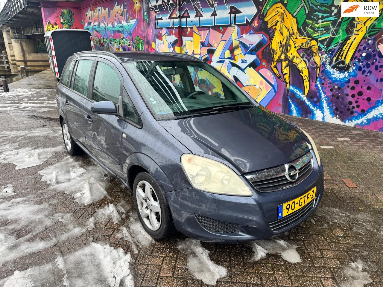 Opel Zafira - 1.8 Business airco stereo paar gebruik schades zo mee inruil koopje export of zo mee nemen - AutoWereld.nl