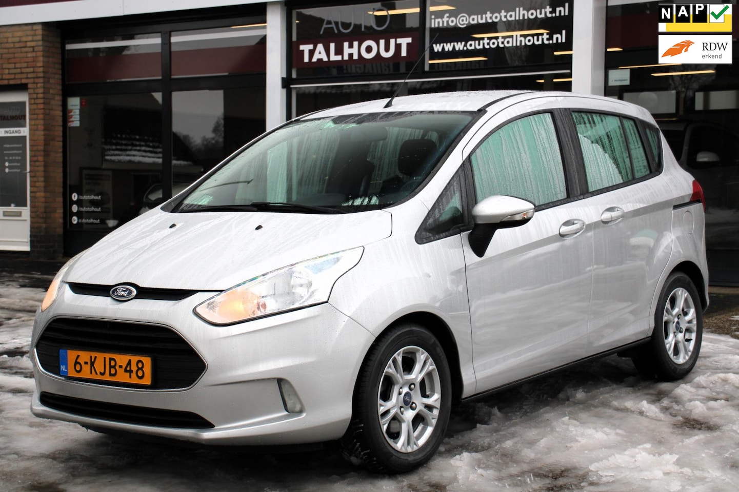 Ford B-Max - 1.0 EcoBoost Style | ORIGINEEL NL | TREKHAAK | NIEUWE DISTRIBUTIERIEM | AIRCO - AutoWereld.nl