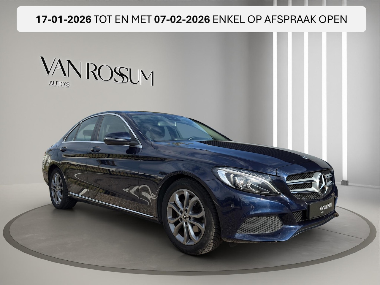Mercedes-Benz C-klasse - C 180 Business Solution Auto | Navigatie | Half Leder | Bluetooth | Nette auto ! - AutoWereld.nl