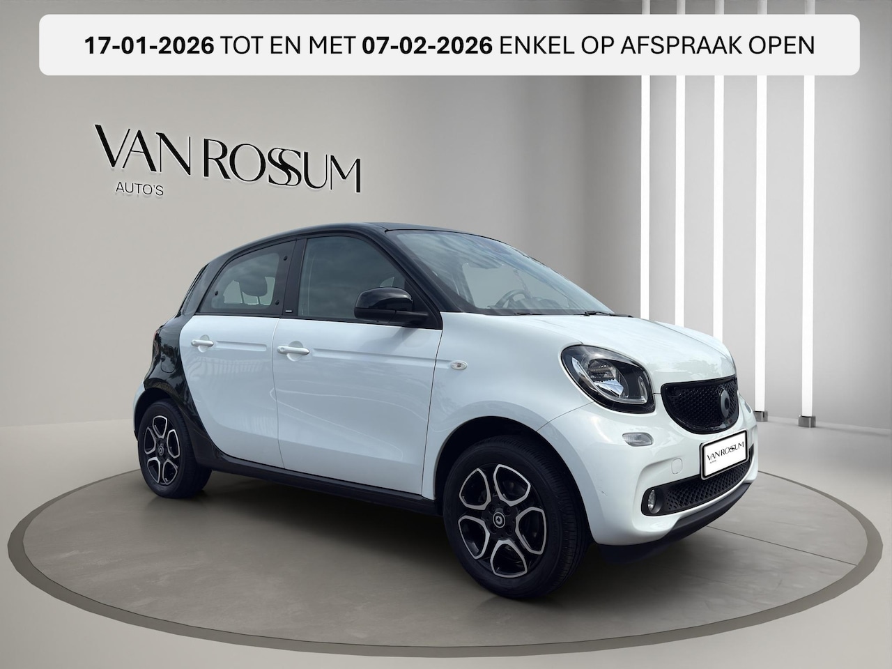 Smart Forfour - 1.0 Turbo Passion | Automaat | Cabrio dak | airco (automatisch) | 15"Velg | - AutoWereld.nl