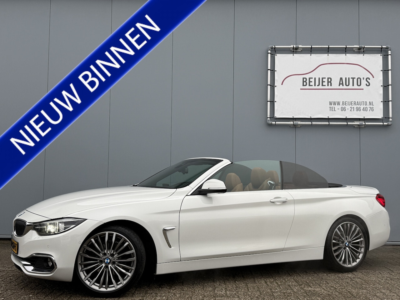 BMW 4-serie Cabrio - 420i High Executive Automaat Camera/19inch. - AutoWereld.nl