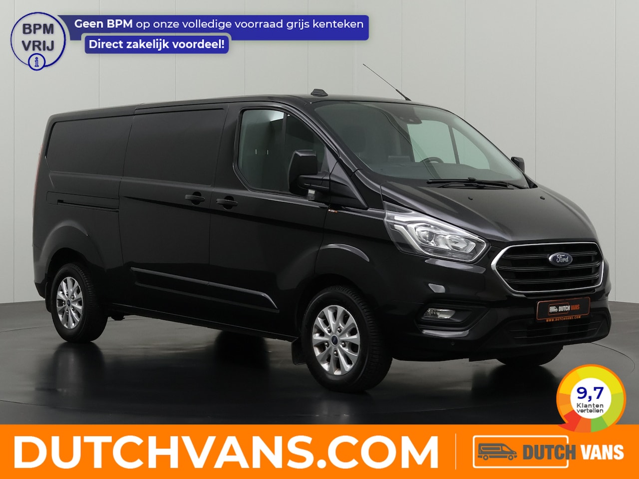 Ford Transit Custom - 130PK Automaat Lang Limited | Euro 6 | Vol Opties ! | Navigatie | Camera | Airco | Cruise - AutoWereld.nl