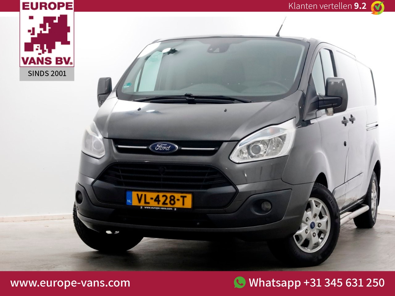 Ford Transit Custom - 2.2 TDCI 125pk L2H1 Limited Camera/2x Schuifdeur/Trekhaak 2800kg 01-2015 - AutoWereld.nl
