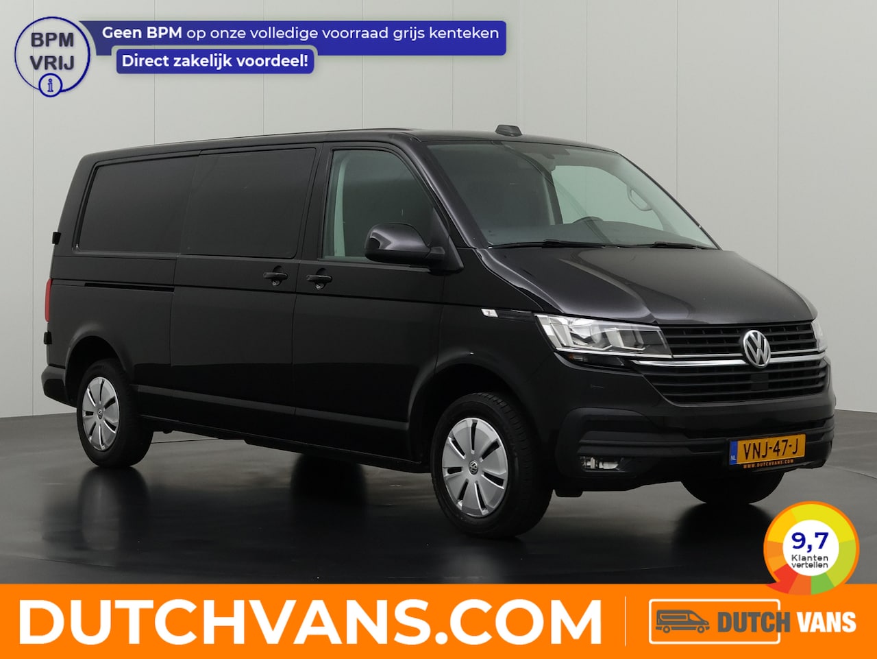 Volkswagen Transporter - 150PK Lang Dubbele Cabine | Euro 6 | Navigatie | Trekhaak | Airco | Cruise - AutoWereld.nl