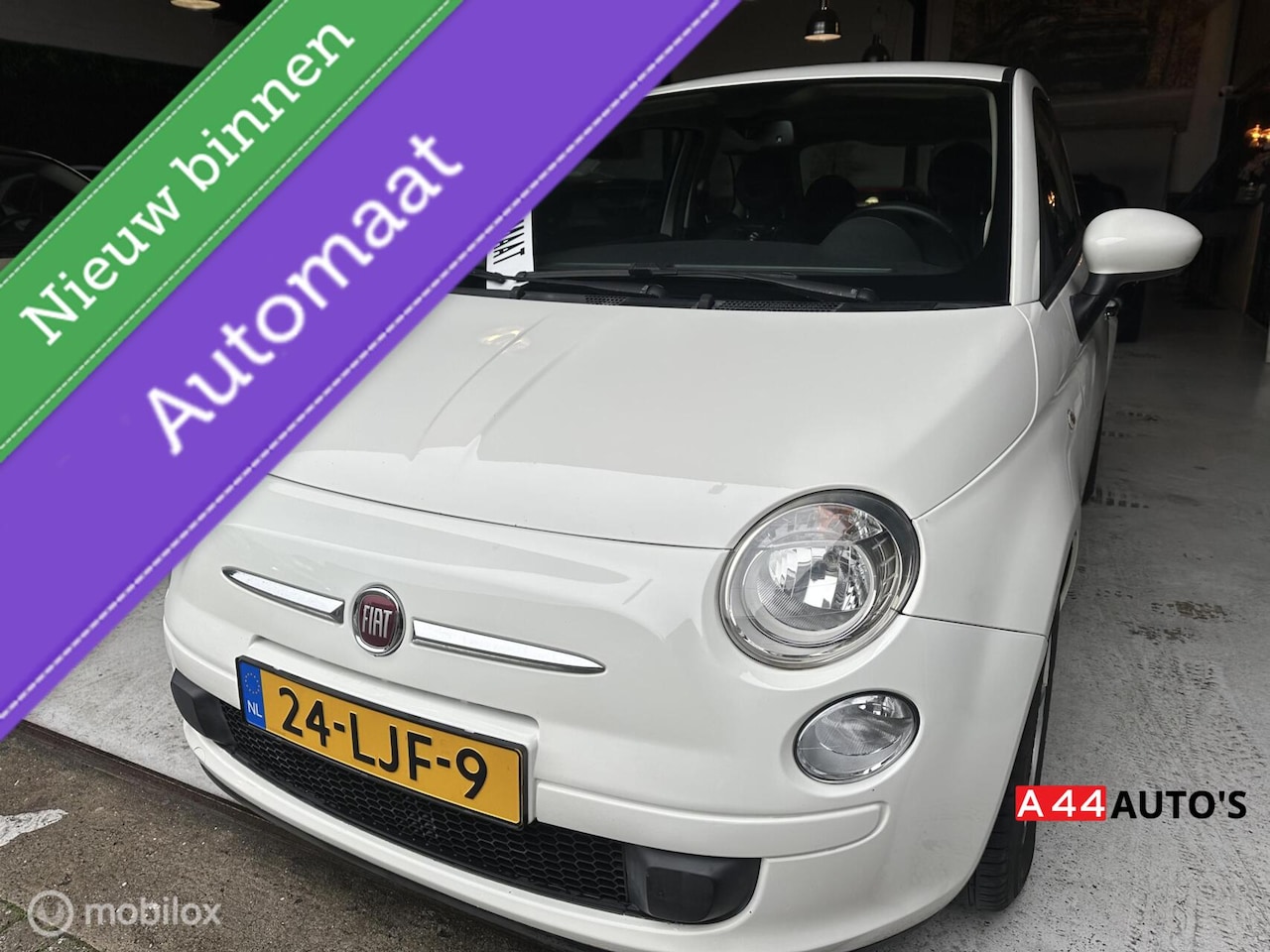 Fiat 500 - 1.2 lounge*AUTOMAAT*NIEUWE ROBOT MET GARANTIE*NAP✅* - AutoWereld.nl