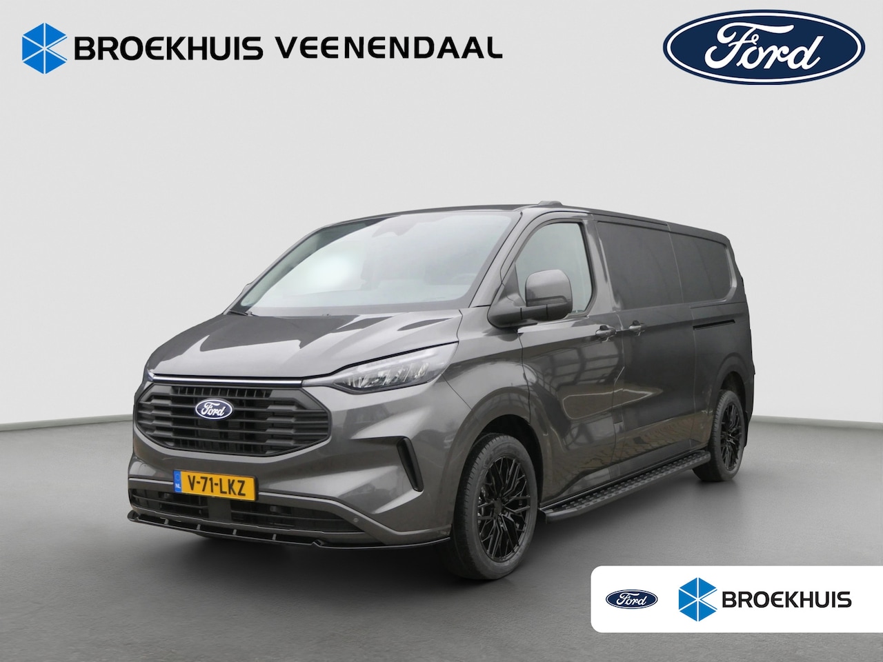 Ford Transit Custom - 320 2.0 TDCI 170pk Automaat L2H1 Black Edition | BPM vrij! | Dubbele schuifdeur | Bijrijde - AutoWereld.nl