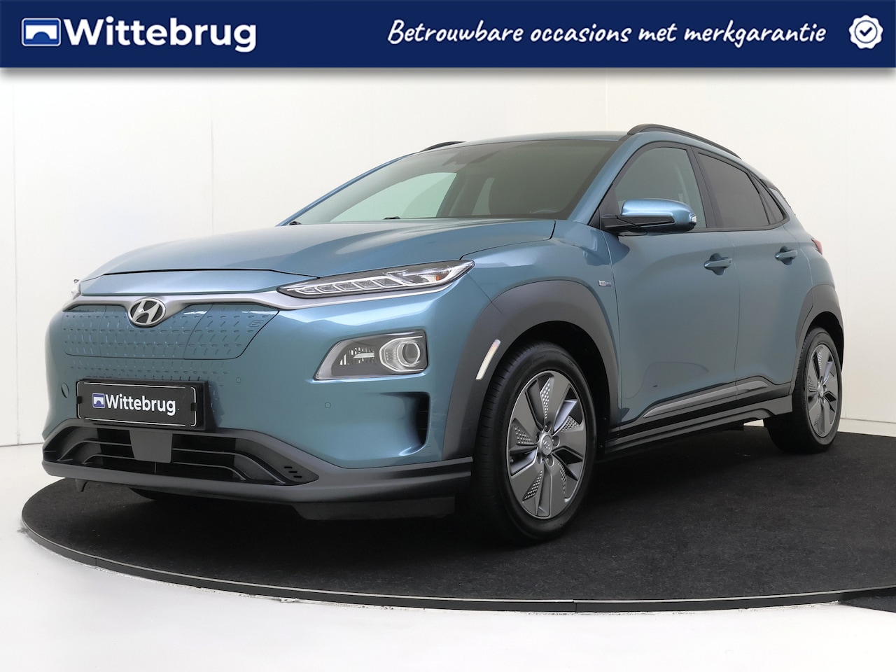 Hyundai Kona Electric - EV Premium 64 kWh | Trekhaak | Lederen bekleding | - AutoWereld.nl