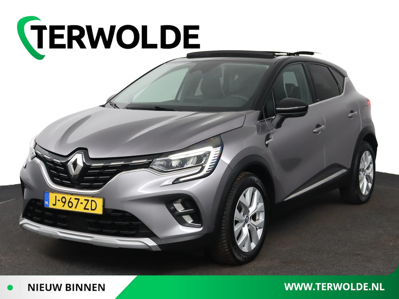 Renault Captur - E-TECH plug-in hybrid 160 Intens | schuif- / kanteldak | groot navi | Parkeercamera | - AutoWereld.nl
