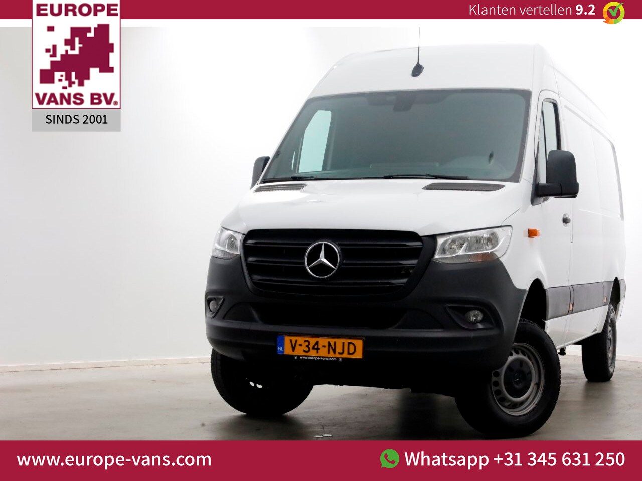 Mercedes-Benz Sprinter - 316 CDI 163pk E6 L2H2 4X4 ZG3 Airco 08-2019 - AutoWereld.nl