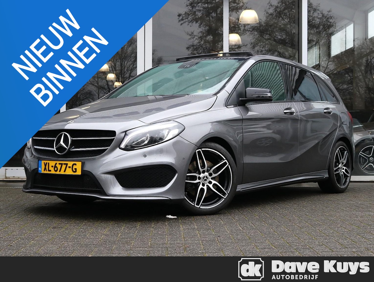 Mercedes-Benz B-klasse - 220 4Matic AMG Line | Panoramadak | Trekhaak - AutoWereld.nl